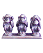 3 Monkeys     W : 22 cm  H : 13 cm  WT : 1340 g