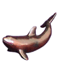 Dolphin     W : 11 cm  H : 42 cm  WT : 180 g