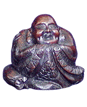 Chinese  Buddha     W : 11 cm  H : 9 cm  WT : 700 g