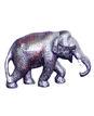 Elephant     W : 14 cm  H : 9 cm  WT : 400 g