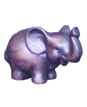 Elephant     W : 5 cm  H : 3 cm  WT : 40 g